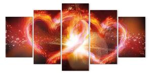 Quadro su tela Fuoco d'amore