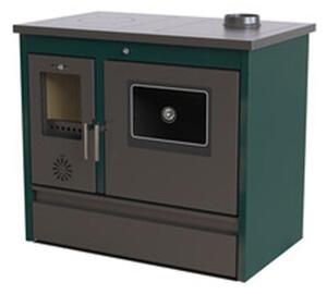 Stufa a Legna con Forno C Line Air Sparta 11,16 kW Verde