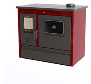 Stufa a Legna con Forno C Line Air Sparta 11,16 kW Bordeaux