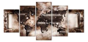 Quadro Mappa di platino