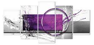 Quadro su tela Espressione purpurea