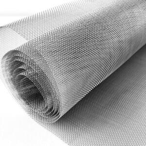 Rete Zanzariera in Alluminio Argento - Maglia 18 x 14, 0,60 x 30 m