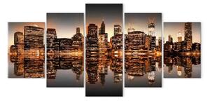 Quadro New York ispirata (5 pezzi)