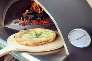 Forno A Legna Per Pizze In Acciaio 80x60 Cm Pulcinella Clementi Da Esterno
