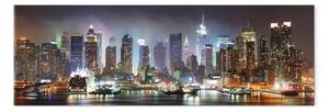 Quadro contemporaneo Riflessi bianchi a New York