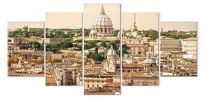 Quadro su tela Tetti della citta' eterna