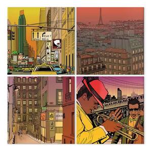 Quadro moderno Forse Parigi, forse New York 