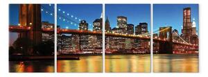 Quadro moderno New York: il ponte di Brooklyn