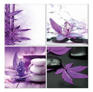 Quadro moderno Riposo viola