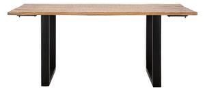 Tavolo Da Pranzo Allungabile 180-280x90x77 In Legno Gambe In Ferro Edge