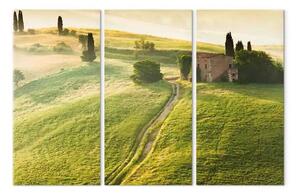 Quadro su tela Sole sulla Toscana