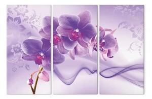Quadro contemporaneo Orchidea eterea - viola