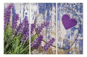 Quadro Amore di lavanda
