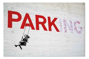 Quadro contemporaneo Parcheggio (Banksy)