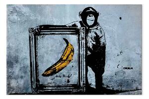 Quadro su tela Ispirato da Banksy