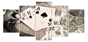 Quadro moderno Notte di poker