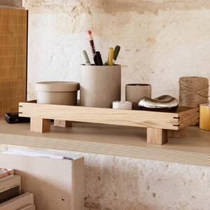 Ferm LIVING Vassoio Bon X, profondità 12 cm, altezza 6 cm, legno