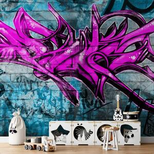 Carta da parati moderna Graffiti anonimi