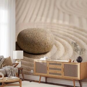 Carta da parati Cultura asiatica del feng shui - rilassante composizione di pietre zen