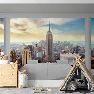 Carta da parati moderna Panorama di New York - vista panoramica dell'architettura