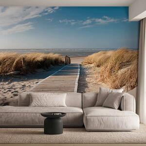 Carta da parati moderna Spiaggia del Mare del Nord, Langeoog