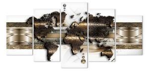 Quadro moderno Il mondo metallico