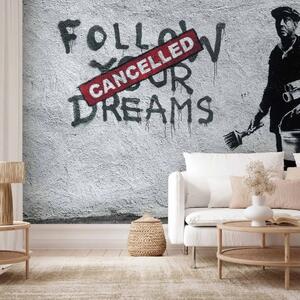 Carta da parati Sogni cancellati Banksy