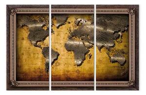 Quadro contemporaneo Mondo incorniciato