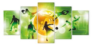 Quadro moderno Amo il calcio