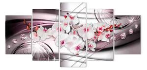 Quadro su tela L'ombra di un'orchidea