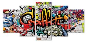 Quadro su tela Stile colorato