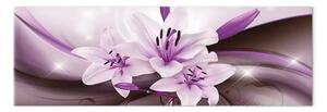 Quadro su tela Bellezza viola