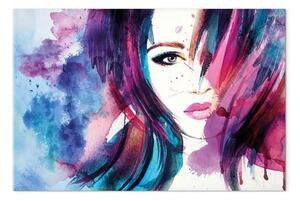 Quadro Ragazza acquerello