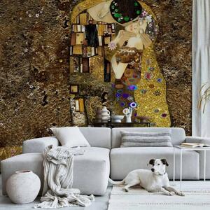 Carta da parati Ispirazione Klimt - Il bacio d’oro