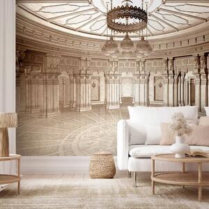 Carta da parati moderna Sontuoso regno - architettura di una stanza in stile glamour