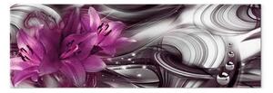 Quadro su tela Profondità Viola