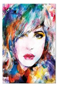 Quadro Ragazza Arcobaleno