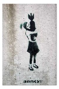 Quadro Abbracciatore di bombe Banksy