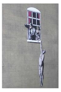 Quadro moderno Well Hung Lover by Banksy