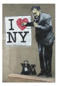 Quadro Amo New York - Banksy