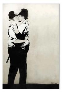 Quadro moderno Bacio di rame - Banksy