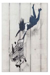 Quadro moderno Shop Til You Drop by Banksy