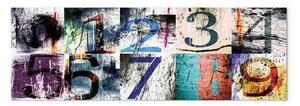 Quadro moderno Numeri colorati