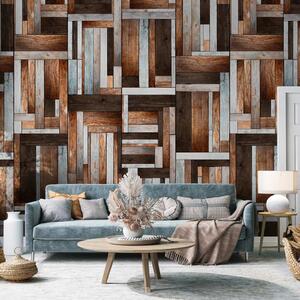Carta da parati design Parquet