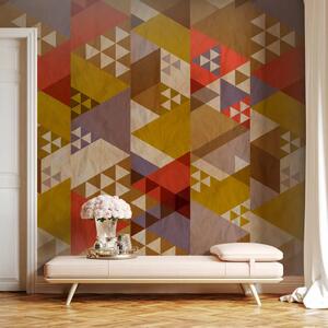 Carta da parati design Patchwork