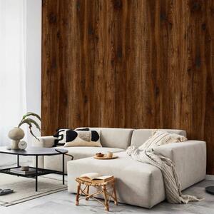 Carta da parati design Legno scuro