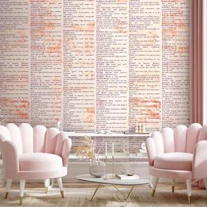 Carta da parati design Il linguaggio dell'amore
