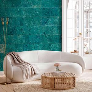 Carta da parati design Pietre blu