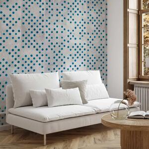 Carta da parati design Dots on Concrete