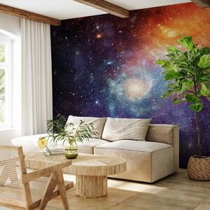 Carta da parati moderna Galassia - spazio con stelle luminose